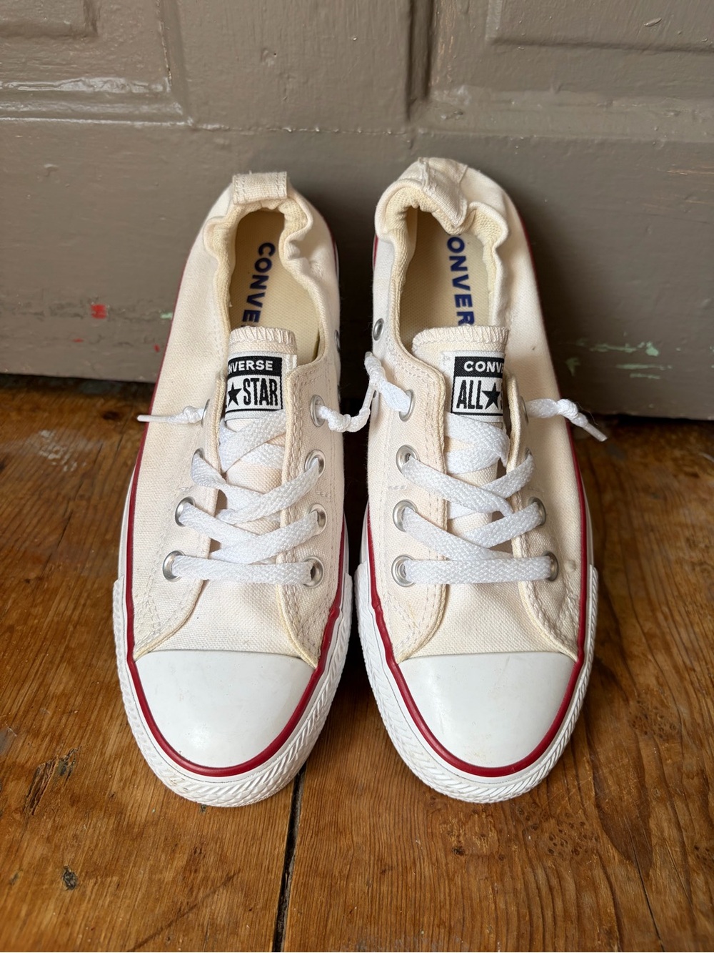 Converse Chuck Taylor All Star Shoreline Slip On White Sneakers Women’s 7.5